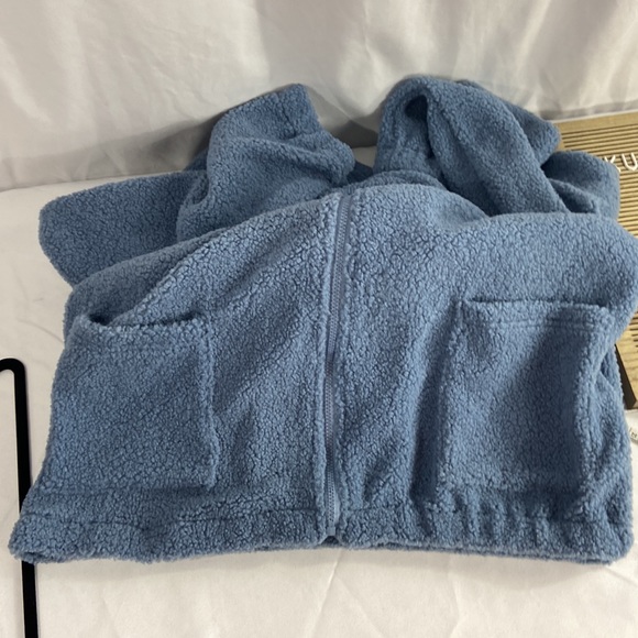 Hekka Women´s Long-sleeved hooded cardigan In Blue Size XL NWT - Picture 6 of 6